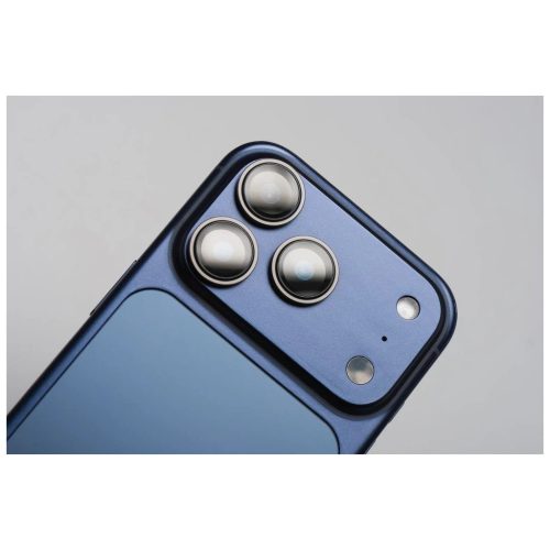 Forcell Premium kameralencsevédő üveg iPhone 17 Pro/17 Pro Max készülékhez titánszürke