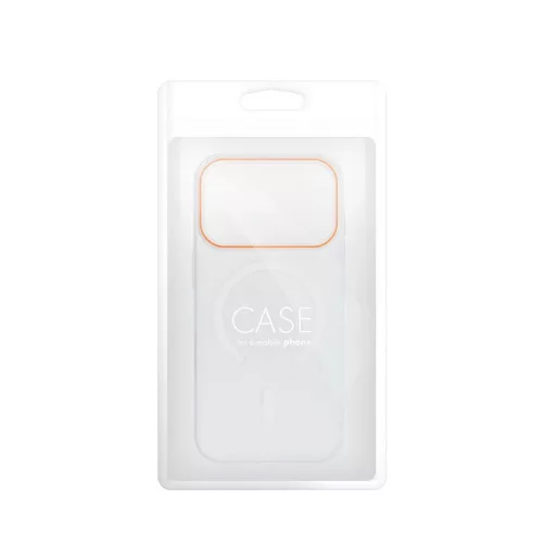 Go Orange iPhone 17 készülékhez tok MagSafe kompatibilis átlátszó