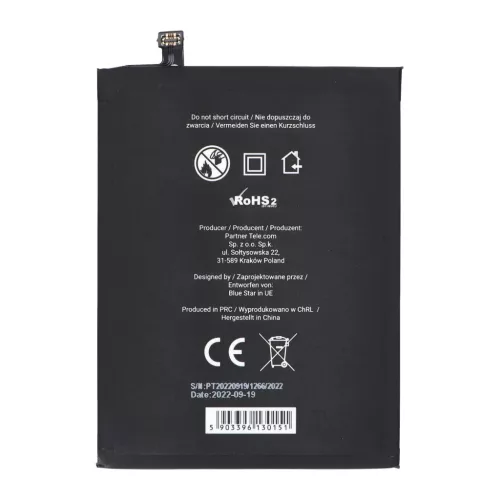 Blue Star akkumulátor Xiaomi Redmi Note 8 / Note 8T / Redmi 7 készülékhez (BN46), 4000 mAh
