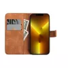 TENDER könyvtok iPhone 13 Pro készülékhez barna