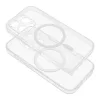 iPhone 15 PRO készülékhez tok, Clear Mag Cover (STR / CAMERA PROTECTION), MagSafe-kompatibilis, átlátszó csillámos