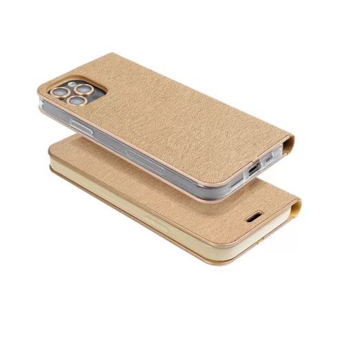 LUNA Book Gold tok XIAOMI Redmi Note 14 5G készülékhez arany