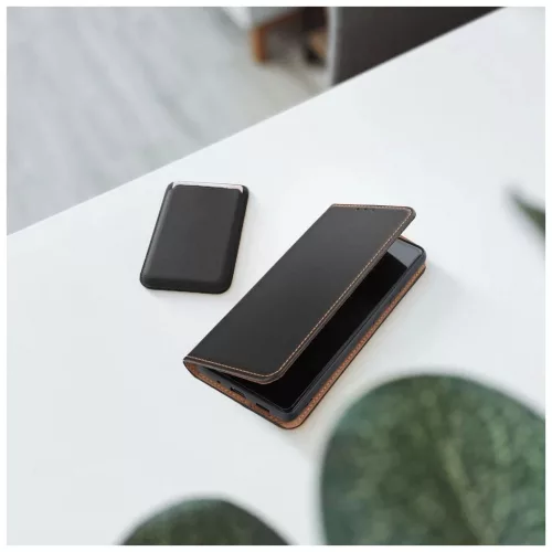 SMART PRO bőr könyvtok XIAOMI Redmi 10 / 10 2022 készülékhez fekete