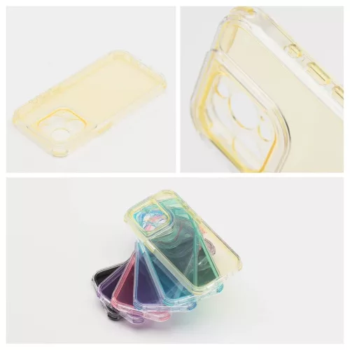 Matrix Clear tok iPhone 17 készülékhez sárga