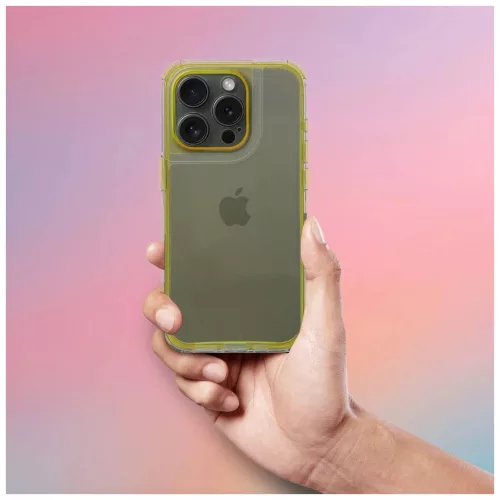 Matrix Clear tok iPhone 17 készülékhez sárga