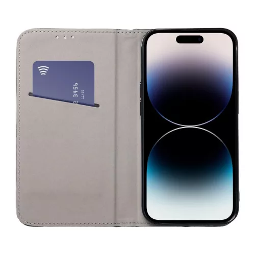 SMART MAGNETO könyvtok XIAOMI Redmi Note 14 5G készülékhez fekete
