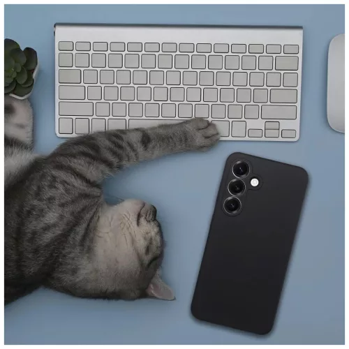 2 mm-es szilikon tok Xiaomi Redmi Note 15 Pro 4G készülékhez, fekete