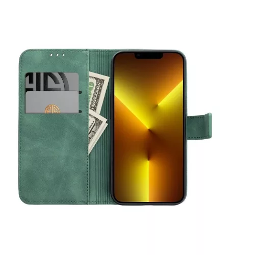 TENDER füles tok XIAOMI Mi 11 Lite 5G / Mi 11 Lite LTE (4G) / Mi 11 Lite NE készülékhez, zöld