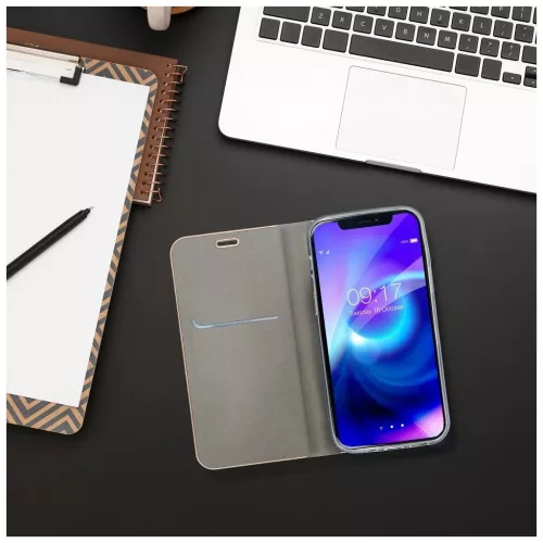 LUNA Book Gold tok Xiaomi Redmi Note 14 4G készülékhez ezüst
