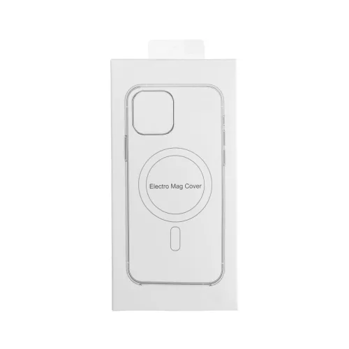 iPhone 14 készülékhez Electro Mag Cover tok MagSafe-kompatibilis fekete