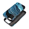 Forcell F-Protect Mirage tok iPhone 16 PLUS készülékhez, MagSafe-kompatibilis, katonai ejtésteszt, mélytengerkék