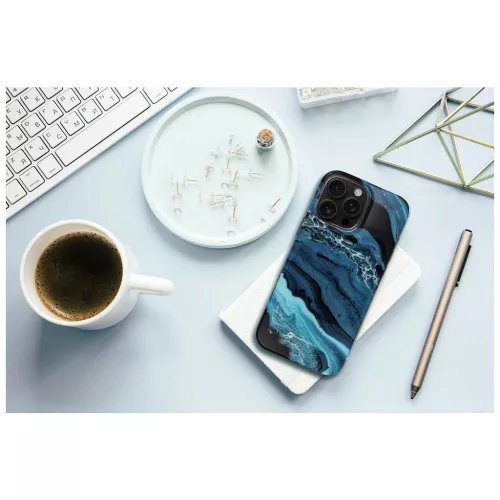 Forcell F-Protect Mirage tok iPhone 16 PLUS készülékhez, MagSafe-kompatibilis, katonai ejtésteszt, mélytengerkék