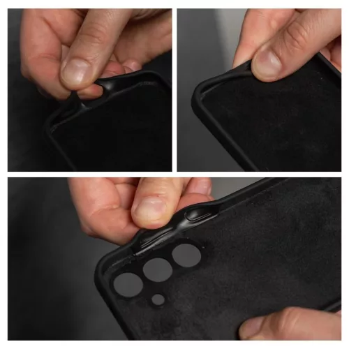 Xiaomi 15 PRO készülékhez 2 mm vastag szilikon tok, fekete