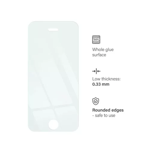 Blue Star edzett üvegfólia iPhone 5 / 5C / 5S készülékhez