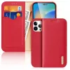 DUX DUCIS HIVO kártyatartós tok iPhone 15 Pro készülékhez piros