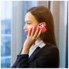 DUX DUCIS HIVO kártyatartós tok iPhone 15 Pro készülékhez piros