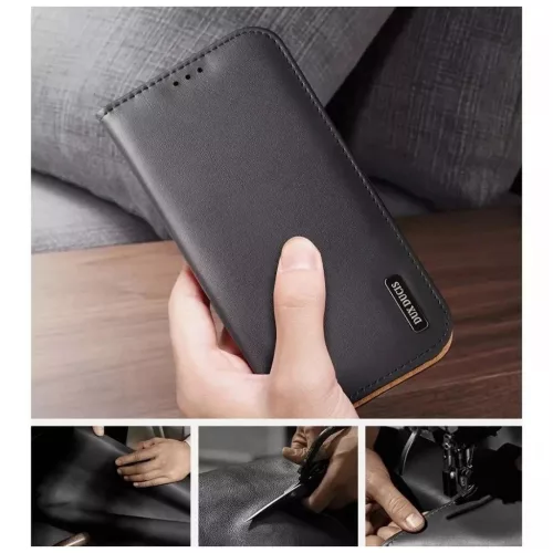DUX DUCIS HIVO kártyatartós tok iPhone 15 Pro készülékhez piros