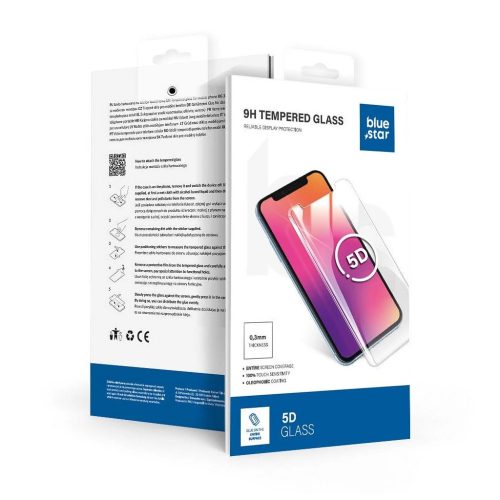 Edzett üvegfólia Huawei Pura 70 ULTRA készülékhez Blue Star 5D fekete