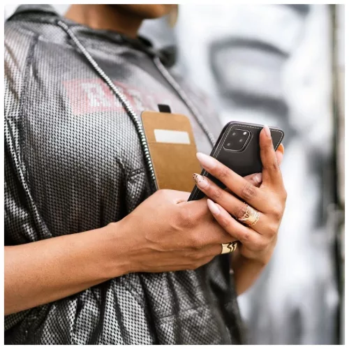SLIM FLEXI FRESH flip tok XIAOMI Redmi 12 4G / 12 5G készülékhez fekete