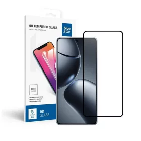  Xiaomi 14T PRO készülékhez edzett üvegfólia 5D Blue Star fekete