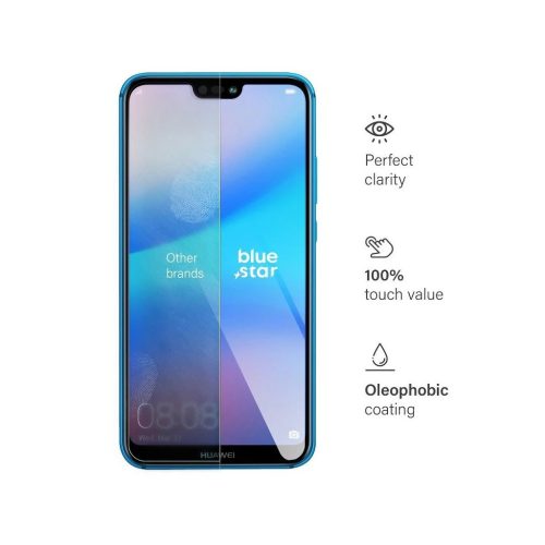 Huawei P20 Lite készülékhez Blue Star edzett üveg kijelzővédő