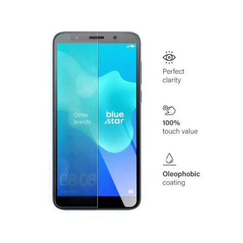 Huawei Y5 2018 készülékhez Blue Star edzett üvegfólia