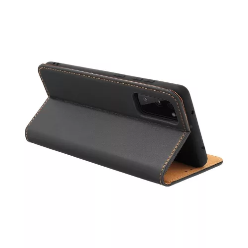 SMART PRO bőr flip tok XIAOMI Redmi 13C / POCO C65 készülékhez fekete
