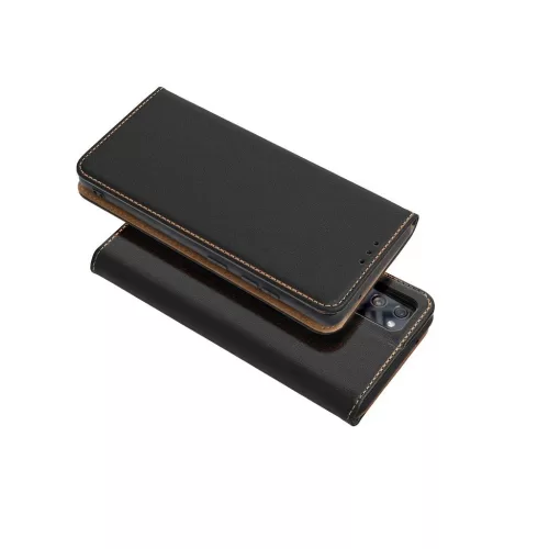 SMART PRO bőr flip tok XIAOMI Redmi 13C / POCO C65 készülékhez fekete