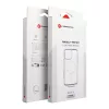iPhone 17 készülékhez Forcell F-Protect Clear Hybrid Premium tok, MagSafe-kompatibilis, átlátszó