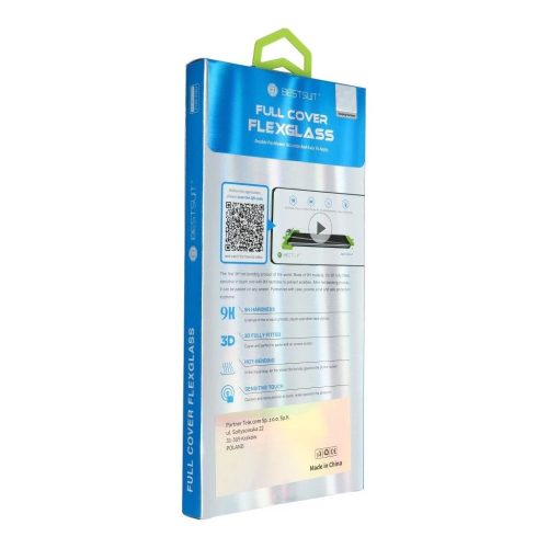 Bestsuit Flexible Hybrid Glass 5D kijelzővédő Huawei P30 Pro készülékhez (Hot Bending) – működő ujjlenyomat-olvasó