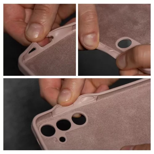 Xiaomi Redmi Note 14 Pro 4G készülékhez szilikon tok, 2 mm, púderrózsaszín