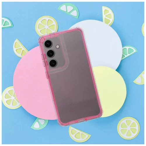 Xiaomi Redmi 15 4G/5G (169 mm) készülékhez Matrix Clear tok, púderrózsaszín
