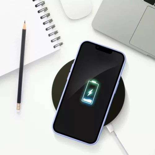 iPhone 15 Pro készülékhez Card Case tok lila