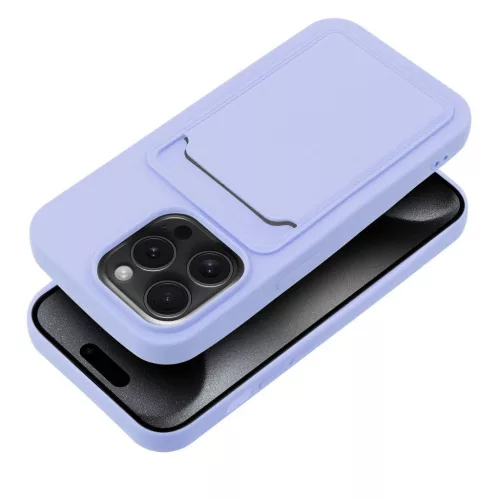 iPhone 15 Pro készülékhez Card Case tok lila
