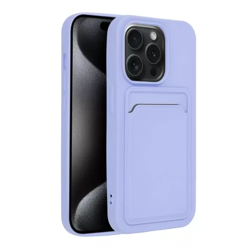 iPhone 15 Pro készülékhez Card Case tok lila