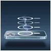 iPhone 16e (SE 4 2025) készülékhez Clear Mag Cover (MID) tok, MagSafe-compatibilis, átlátszó