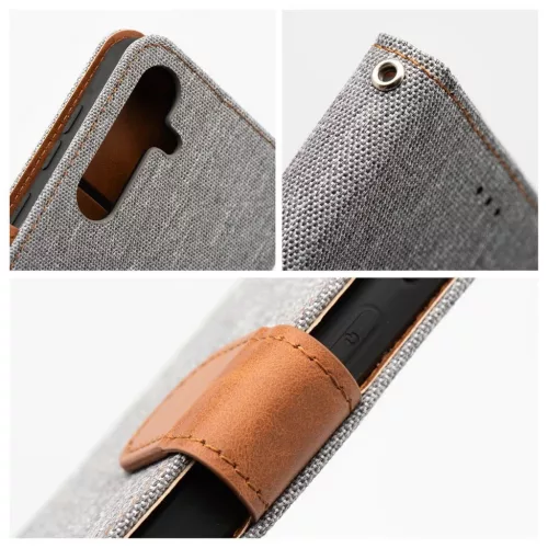 JEANS Book tok Xiaomi Redmi 13C / POCO C65 készülékhez szürke
