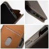 FOLIO Side Magnet könyvtok iPhone 16 Plus készülékhez barna