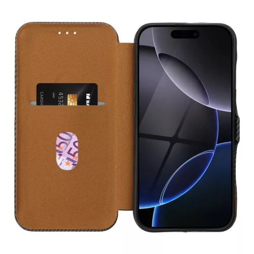 FOLIO Side Magnet könyvtok iPhone 16 Plus készülékhez barna