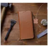 SMART PRO Book bőrtok XIAOMI Redmi Note 13 Pro 4G és POCO M6 Pro 4G készülékhez, barna