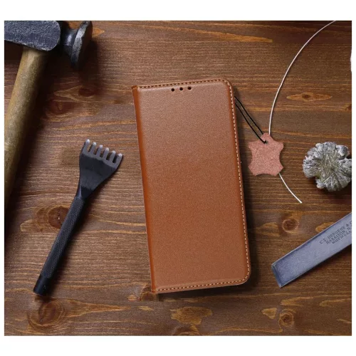 SMART PRO Book bőrtok XIAOMI Redmi Note 13 Pro 4G és POCO M6 Pro 4G készülékhez, barna
