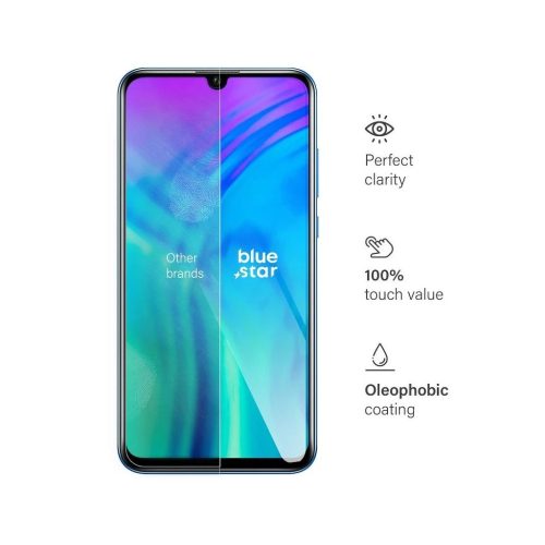Huawei Honor 20 LITE készülékhez edzett üvegfólia Blue Star