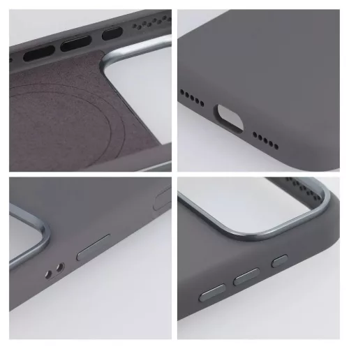 Forcell F-Protect Frame Premium MagSafe-kompatibilis tok iPhone 16 Pro készülékhez szürke