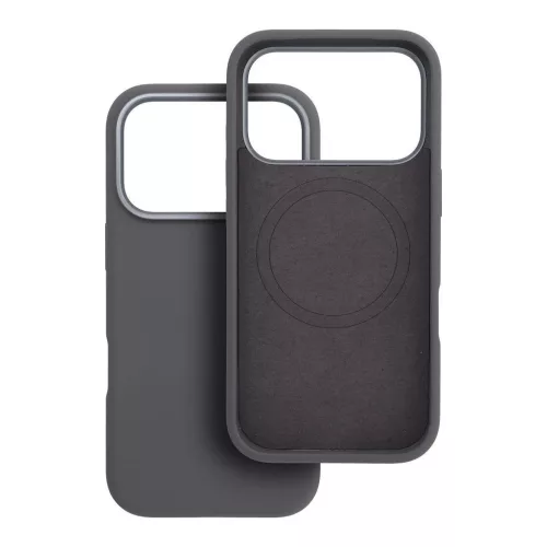 Forcell F-Protect Frame Premium MagSafe-kompatibilis tok iPhone 16 Pro készülékhez szürke