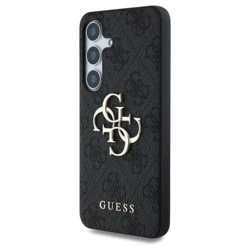 GUESS tok Samsung S25 készülékhez GUHCS25S4GMGGR 4G PU Big Logo fekete