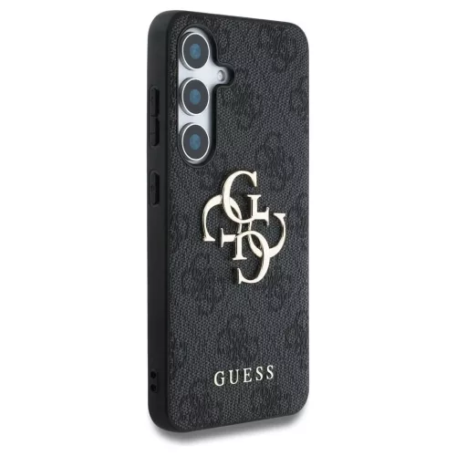 GUESS tok Samsung S25 készülékhez GUHCS25S4GMGGR 4G PU Big Logo fekete