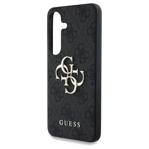 GUESS tok Samsung S25 készülékhez GUHCS25S4GMGGR 4G PU Big Logo fekete