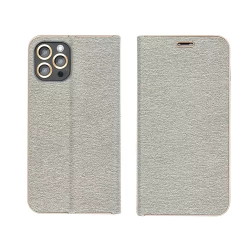 LUNA Book Gold tok Xiaomi Redmi 15C (173,16 x 81,07 x 8,2) készülékhez ezüst