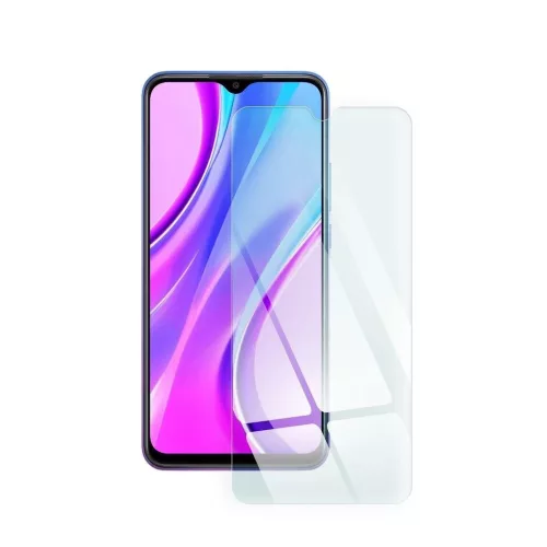 Xiaomi Redmi 9 készülékhez edzett üveg kijelzővédő kék