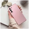 Samsung S25 készülékhez tok metálrózsaszín